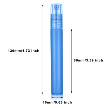 20 Pieces Plastic Frosted Spray Bottle, 10 ml/ 0.3...
