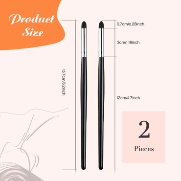 2 Pieces Eyeliner Smudge Brush Pencil Soft Makeup ...