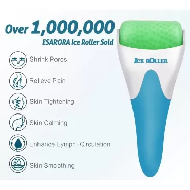 ESARORA Ice Roller for Face & Eye, Puffiness, Migr...