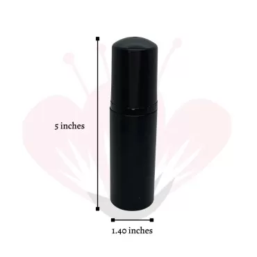 The Lash Co. (10 pieces) 60ml Foaming Pump Bottles Plastic Dispenser | Lash Shampoo, Soap (Matte Black)