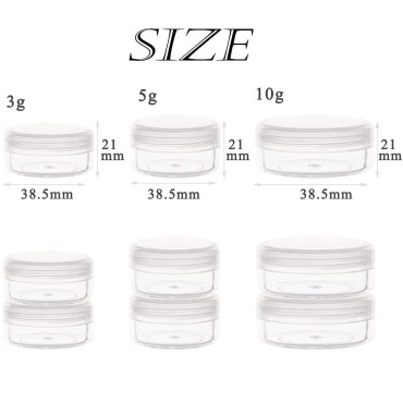 ZEJIA 10 Gram Sample Containers, 40 Count Cosmetic...