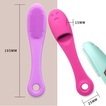 5-Pack Soft Silicone Manual Facial Cleansing Brush...