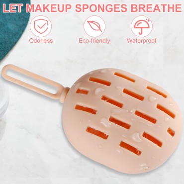 Makeup Sponge Holder Travel Case, Portable Eco-Fri...