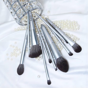 Makeup Brushes, 10 Pcs Professional Premium Synthe...