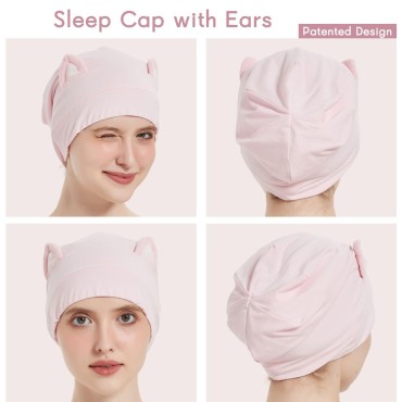 Hat Hut Satin Bonnet Silk Bonnet Hair Cover Sleep ...