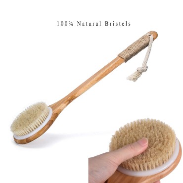 Chikoni Dry Bath Body Brush Back Scrubber with Ant...