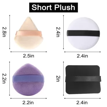 6Pcs Powder Puffs for Face Powder-Triangle setting...