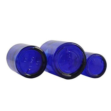 2 Pcs 60ML 2OZ Upscale Refillable Cobalt Blue Glas...