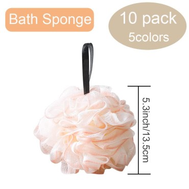 10 Pack Loofah Bath Sponge Luffa,50g Exfoliating S...