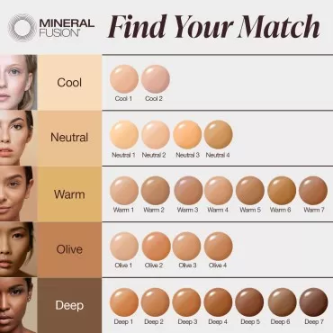 Mineral Fusion Liquid Foundation, Warm 2, 1 Fl Ounce