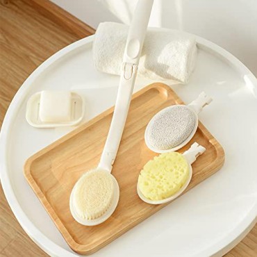 LFJ 3 in 1 Back Bath Brush Set for Shower, 19