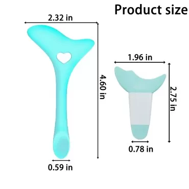 RYAOLFLY Winged Eyeliner Stencil, Eye Makeup Aid Tool, Reusable Silicone Eye Makeup Assistant Tool, Multi-Purpose Winged Eyeliner for Eye, Eyeliner Stencils for Eyes. (Blue)