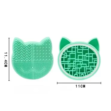 GOLDEN STRAWBERRY 2 PCS Cat Shaped Silicon Makeup ...