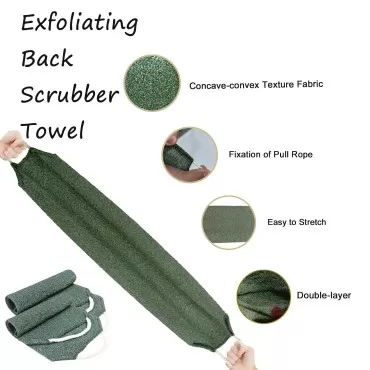 Evohyah Scrubber Back for Shower Extended Length S...