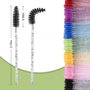 300 Pieces Disposable Eyelash Brushes with Spiral ...