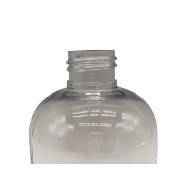 12 Pack- 8 oz- Clear Boston Plastic Bottles- White...