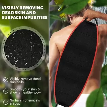 Evridwear Exfoliating Body Scrubber with Handles B...