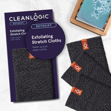 Cleanlogic Body Exfoliating Cloth, Stretchy Detox ...