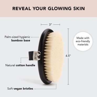 Kitsch Exfoliating Body Scrubber - Soft Vegan Bris...