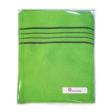 Korean Exfoliating Bath Washcloth (Green)_5pcs...