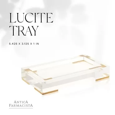 Antica Farmacista Bath & Body Lucite Tray, 1 Count...