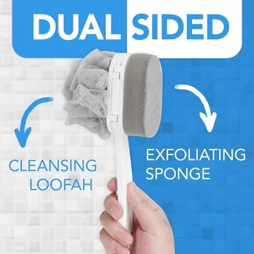 [2 Pack] Extra Long Handled Scrub Brush for Shower...