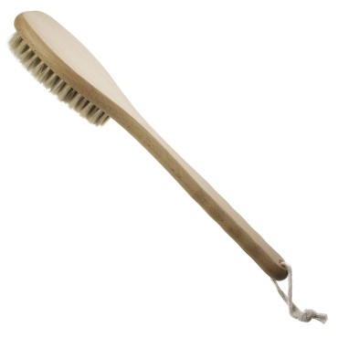Konex Premium Dry Brushing Body Brush - Solid Beec...