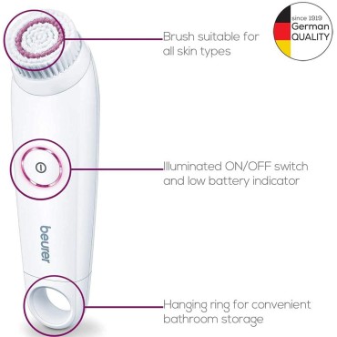 Beurer FC45 Electric Portable Waterproof Facial Cl...