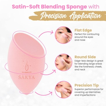 Sakya Beauty Blending Makeup Sponge, Natural Beaut...