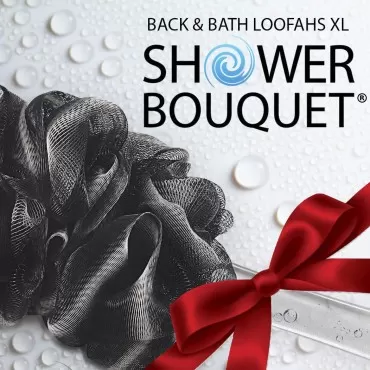 Loofah-Charcoal Back-Scrubber & Bath-Sponges by Sh...