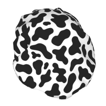Black And White Cow Skin Abstract Animal Farm Show...