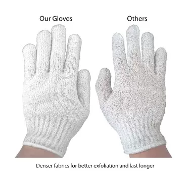 Aquasentials Exfoliating Bath Gloves (4 pairs)...