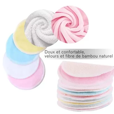 Reusable Makeup Remover Pads (16 Pack) with 2 Bags...