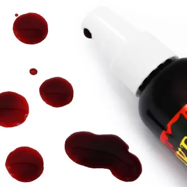 1 Pack 2.0 fl oz Fake Blood Splatter, Washable Mak...