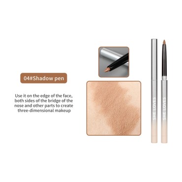 Kusslippe Concealer Pencil,Contour Highlighter Stick,Full Coverage Foundation Waterproof Concealer Pen for Eye Dark Circles,Freckles,Acne Marks,Scar,Tattoos 0.47oz (#4)