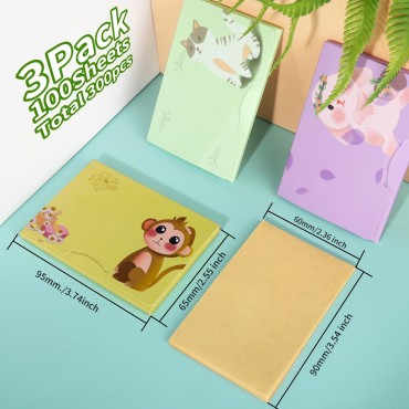 300 Sheets Blotting Paper, HNYYZL Oil Absorbing Sh...