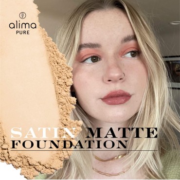 Alima Pure Matte Foundation Loose Mineral Powder F...