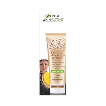 Garnier Skin Renew Miracle Skin Perfector B.B. Cream, Medium and Deep, 2.5 Fluid Ounce