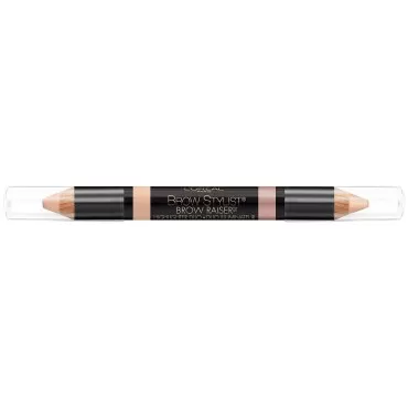 L'Oreal Paris Cosmetics Stylist Brow Raiser Highlighter Duo, Light, 0.16 Ounce