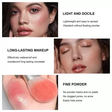 12 Colors Blush Palette,Highlighter Blush Powder M...
