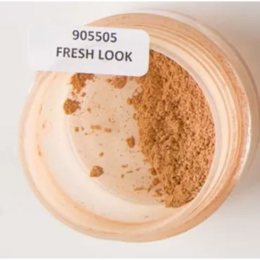 freshMinerals Mineral Powder Foundation, with Puff, Fresh Look, 6 Gram