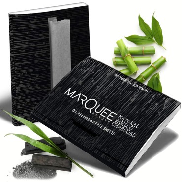 (1PK) Oil Blotting Sheets- Natural Bamboo Charcoal...