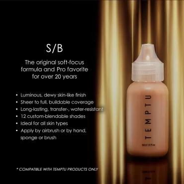 TEMPTU S/B Foundation 12 Piece Starter Set, ¼ oz B...