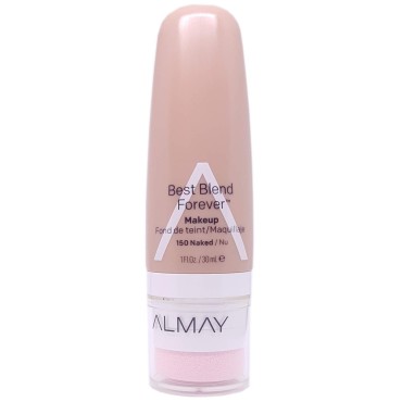 Almay Best Blend Forever Makeup, Naked #150 (2-Pac...