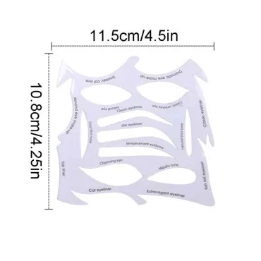 Booge 4 Sheets Multifunctional Eye Makeup Aid Card...