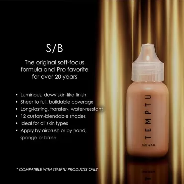 Temptu S/B Airbrush Foundation, 1 Fl Oz (Pack of 1...