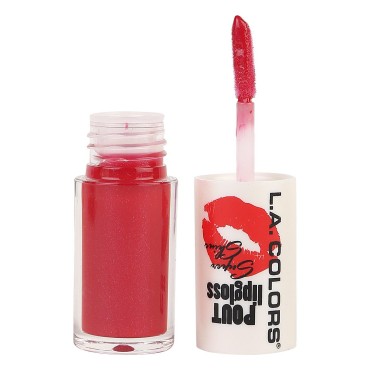 LA COLORS POUT Lip Gloss Super Shine (CLG646-Hot Lips)
