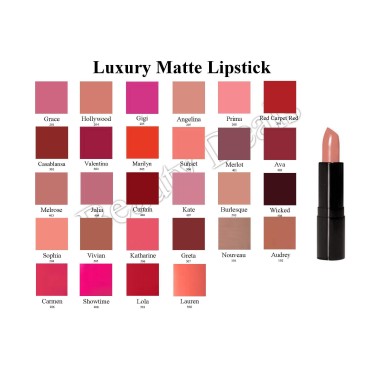 Beauty Deals Luxury Matte Lipstick Luxurious Hydra...