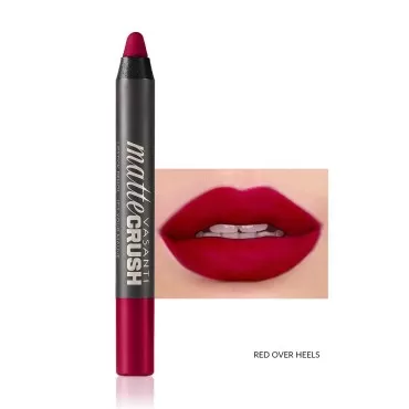VASANTI Matte Crush Lipstick Pencil (Red X - Class...