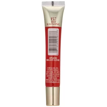 L'Oreal Colour Riche LeGloss Lip Gloss - Red Ravish (Pack of 2)